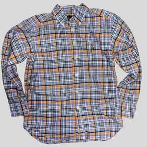 size 10 Ralph Lauren Collard Plaid Long Sleeve